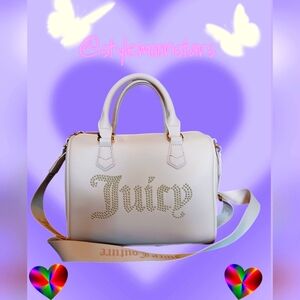 NWT Juicy Couture Pink Diamond Obsession Handbag Satchel In Pink Clay